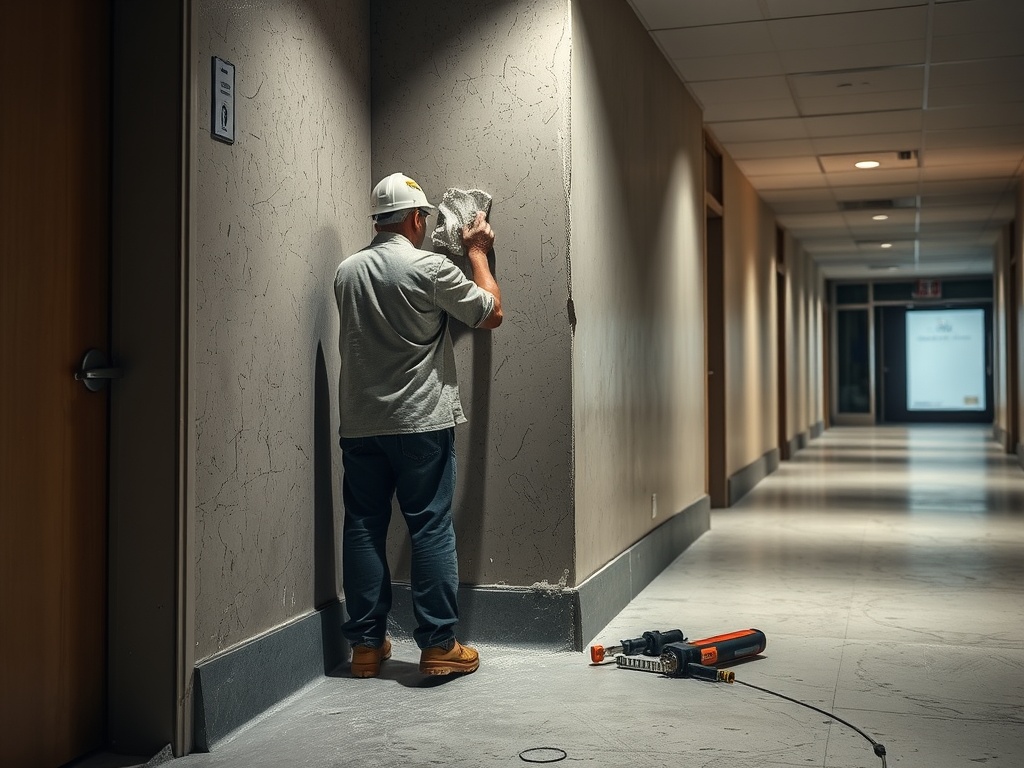 Repairing impact damage on corners, walls, and trim efficiently